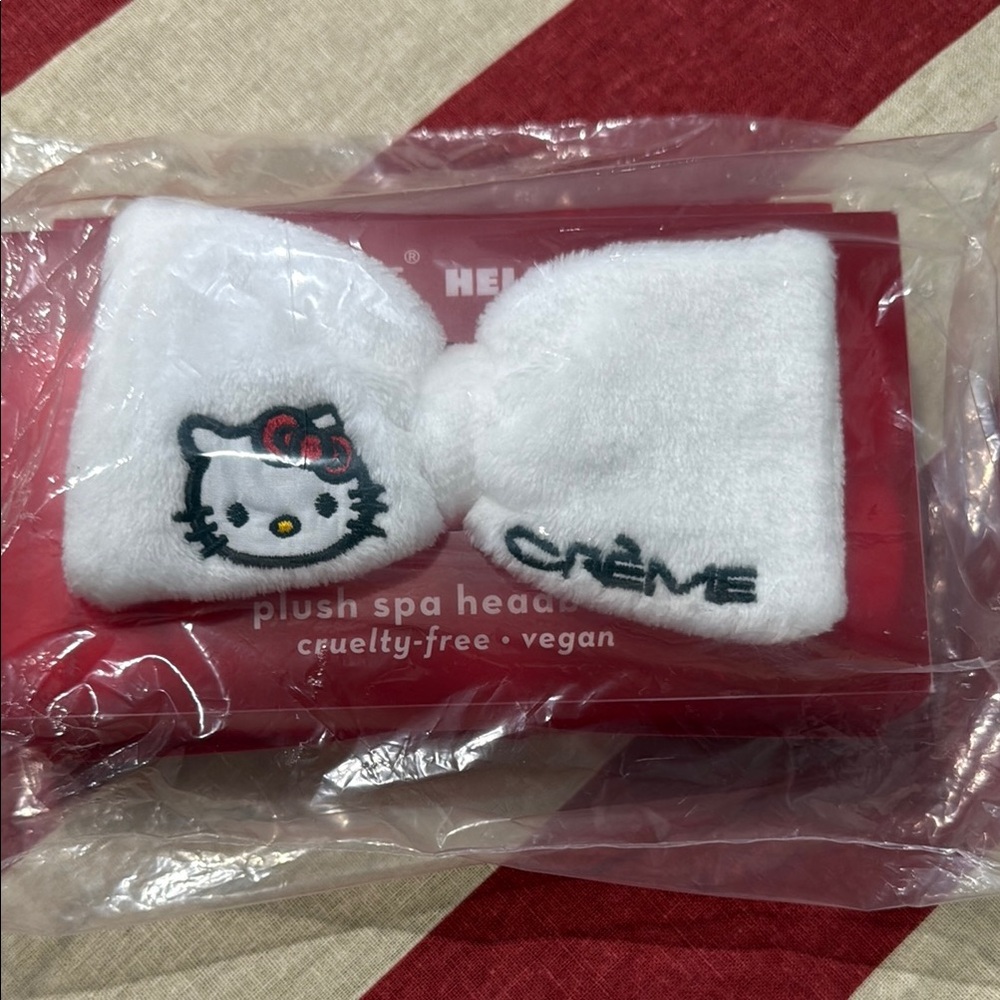 Hello Kitty White Hair Accessory Plush Headband